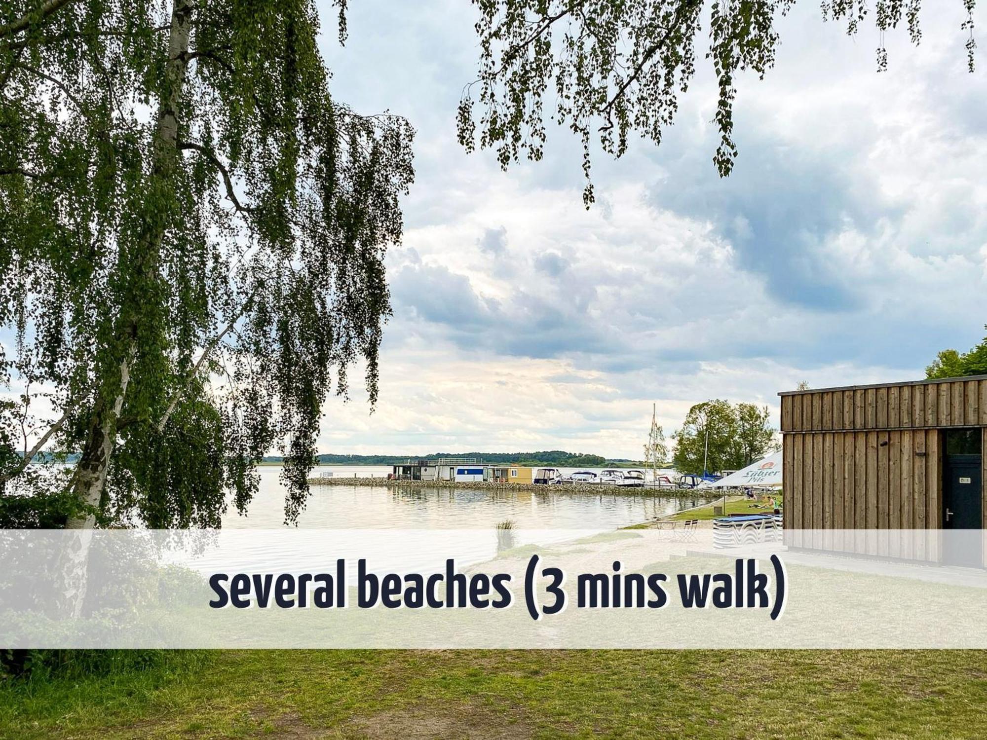 Ferienhaus Wiesengefluester W10 - Mit Sauna, Kamin Und Garten Röbel Exteriör bild